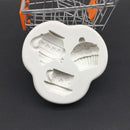 Afternoon Tea Teapot Shape Silicone Sugarcraft Mould, Fondant Cake Decorating Tools Bakeware