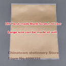 5pcs/Bag scratch stickers 200mm*270mmgold Silver rosegold for password cover family game wedding information stickers