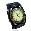 Hot Selling Vintage Cow Leather Bracelet Watch Men Women Wrist Watches Roman Numerals Casual Quartz Watch Relogio Feminino
