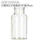 玻璃花瓶 家用小水培植物玻璃瓶 客厅装饰干花摆件 透明插花器