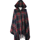 Winter Ethnic Scarf Blanket Pashmina Ponchos and Capes Infinity Scarf Girls Cloak Cashmere Hat Shawl Knitted Hooded Scarf