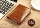 ManBang Classic Style Wallet Genuine Leather Men Wallets Short Male Purse Card Holder Wallet Men Fashion High Quality