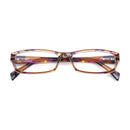 Henotin Reading Glasses Spring Hinges Men and Women Small Square Ultra Clear Lenses Reader Eyeglasses