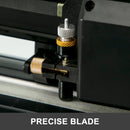 SucceBuy 28 Inch Vinyl Cutter Machine With Floor Stand Vinyl Plotter Adjustable Force Speed SIGNMASTER Software For Sign Making