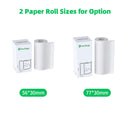 PeriPage Translucent Photo Sticker BPA-Free Adhesive Thermal Paper Roll Sticky Paper Waterproof for PeriPage A6/A8/A9/A9s/A9 Pro