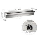 The Cascade Architect | Stainless Steel Waterfall Spillway for Pool & Garden Landscapes
