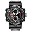 SMAEL Sport Watch Men Waterproof LED Digital Watches Stopwatch Big Dial Clock For Male 8038 relogio masculino Men Watches Quartz