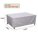 Outdoor Furniture Covers Waterproof Rain Snow Dust Wind-Proof Anti-UV Oxford Fabric Garden Lawn Patio Furniture Covers 190T