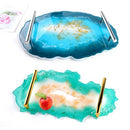Large Tray Silicone Mold Polygon Crystal Epoxy Resin Casting Molds DIY Handmade Craft Clay Mould Tool Table Decoration Supplies