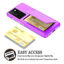 糖果色卡槽盖商务手机壳适用于三星 Galaxy S21 Ultra S20 FE Note 20 S10 Plus 5G 适用于 S21+ Note 10 plus 手机壳