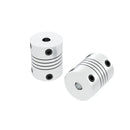 GKTOOLS 铝制CNC电机爪式轴联轴器挠性联轴器外径20x25mm 代发货 2/3/3.17/4/5/6/6.35/8/9/9.5/10mm