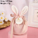 Cloth Easter Bags Cute Bunny Gift Packing Bags Wholesale Rabbit Chocolate Candy Bags Wedding Birthday Party Decoration 2025 New