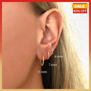 6/7/8/13MM Classic Circle Hoop Earrings For Women 925 Sterling Silver Round Earring Men Pendientes Huggie Earring Jewelry Aretes