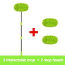 Car Washing Mop Adjustable Handle Cleaning Mop For Car Cleaning Soft Chenille Broom Window Wash Mops Car Dust Remover Wax Brush