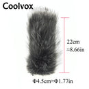 Windproof Sweater For Interview Microphone Camera Outdoor Film and Television Shooting Mic Fur Windscreen Windshield Muff Cover