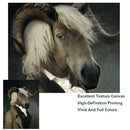 Retro Goat Canvas Art Posters And Prints Earl of the Animals Classical Paintings On The Wall Art Picture Home Decoration Cuadro