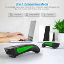 NETUM C750 Bluetooth 2D Barcode Scanner Pocket Wireless QR Reader Data Matrix PDF417 IOS Android Windows