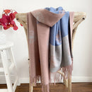 New 2022 Luxury Cashmere Scarf Winter Women Pashmina Shawls Warm Blanket Wraps Female Foulard Bandana Brand Thick Scarves Hijab
