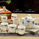 Retro Chinese Kung Fu Ceramic Teapot with Strainer Handmade Dragon Flower Puer Tea Pot 350ml Porcelain Samovar Kungfu Teaware