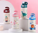 400ML Children Thermos Water Bottle Kids Thermos Mug Baby Duck Billed Straw 316 Stainless Steel Vacuum Flasks Tumbler Thermo Cup