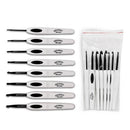 8pcs Colorful Soft Plastic Handle Alumina Crochet Hooks Knitting Needles Set 2.5-6mm Crochet for Weave Sewing Needles Tool