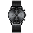 2021 Men Watch CHEETAH Brand Fashion Sports Quartz Watches Mens Leather Waterproof Chronograph Clock Business Relogio Masculino