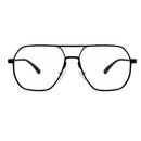 HDCRAFTER Metal Oversized Computer Eye Glasses Anti-Blue Rays Photochromic Lenses Eyeglasses Frame For Women Men Oculos de grau