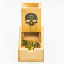 Bamboo Dice Tower Foldable Wooden Die Roller Castle Rolling Case For DND, Board Game, D&D, RPG