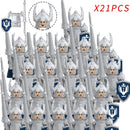 Classic Medieval Movie Elves Dwarf Warrior Iron Foot Dane leader of the Dwarfs Building Blocks LOTR Figures Toys For Children