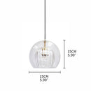 Nordic restaurant lights glass chandelier kitchen bar office coffee shop creative lamp bedroom bedside staircase hanging lights