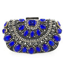 Women's Evening Clutch Bag Party Purse Luxury Wedding Clutches For Bridal Exquisite Crystal Ladies Handbag Apricot Silver Wallet