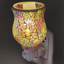 US Plug 1Pcs Wax Melt Warmer Lamp Creative Decorative Scent Melter Ornament Mosaic Night Light for Living Room Kitchen Bathroom