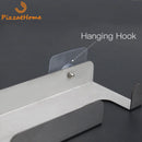 PizzAtHome Pizza Shovel Wall Rack Brushed Stainless Steel Pizza Peel Rack Wall Mounted Hanger Heavy Duty Pizza Shovel Holder