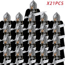 Classic Medieval Movie Elves Dwarf Warrior Iron Foot Dane leader of the Dwarfs Building Blocks LOTR Figures Toys For Children