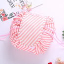 Women Drawstring Cosmetic Bag Travel Storage Makeup Bag Organizer Female Make Up Pouch Portable Waterproof Toiletry Beauty Case