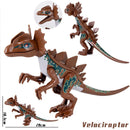 Brutal Raptor Building Jurassic Blocks World 2 MINI Dinosaur Figures Bricks Dino Toys For Children Dinosaurios Christmas