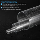 Uxcell 2pcs OD 8-35mm Transparent Acrylic Tube Rigid Round Tubing 305mm Length PMMA Organic Glass Tube Plastic Pipe Fittings