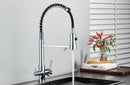 rozin Pull Down Filter Kitchen Faucet Black 3 Way Drinking Pure Water Faucets Brass 360° Flexible Purification Water Mixer Tap