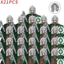 Classic Medieval Movie Elves Dwarf Warrior Iron Foot Dane leader of the Dwarfs Building Blocks LOTR Figures Toys For Children