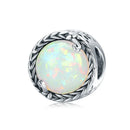BAMOER Silver Charm Collection 925 Sterling Silver Dazzling CZ Beads fit Bracelets & Bangles Jewelry