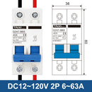 DC 12V 24V 48V 36V 72V 微型断路器电池汽车保护器 DZ47 正负极保护开关隔离开关