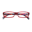 Henotin Reading Glasses Spring Hinges Men and Women Small Square Ultra Clear Lenses Reader Eyeglasses