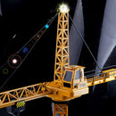 New 2024 Upgraded Version Remote Control Construction Crane 6CH 128CM 680 Rotation Lift Model 2.4G RC Tower Crane Toy For Kids
