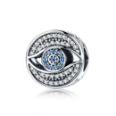 WOSTU 100% Real 925 Sterling Silver Dazzling Zircon Charm Beads Fit Original DIY Bracelet Pendants Necklace SIlver 925 Jewelry