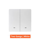 Benexmart Zigbee Wireless Switch 1 2 3 4 Gangs Scene Control Smart Home Devices Works with Tuya Click On Off Scene Switch Black
