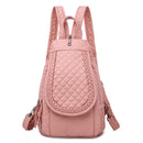 High Quality Soft PU Leather Backpack Women Small Chest Bags Fashion School Bag Casual Shoulder Bags for Women 2021 New Mochila
