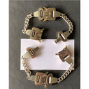 2020 ALYX 4 Buckle Necklaces Men Women 1017 ALYX 9SM Necklace Stainless Steel Removable dual-use Made In Austria 1:1 Version