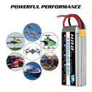 HRB 锂聚合物电池 3S 4S 6S 3300mAh 7.4V 11.1V 14.8V 18.5V 22.2V 60C 120C 带 EC5 XT60 连接器 适用于 FPV 四轴飞行器 直升机