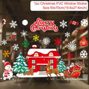 Christmas Window Stickers Merry Christmas Decorations For Home 2024 Christmas Wall Sticker Kids Wall Decals Happy New Year 2025