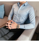 Camisas De Hombre Long Sleeve Shirts For Men Clothing 2026 Business Formal Wear Camisa Social Masculina Slim Fit Chemise Homme